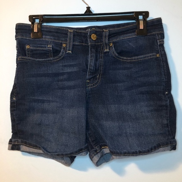 Levi’s Mid-Rise Shortie Jean Shorts Size 6 - Picture 1 of 7